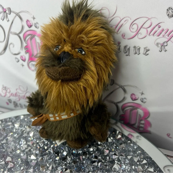 Disney Star Wars chewbaca plushie furry fuzzy character with satchel bag cute - Picture 7 of 8